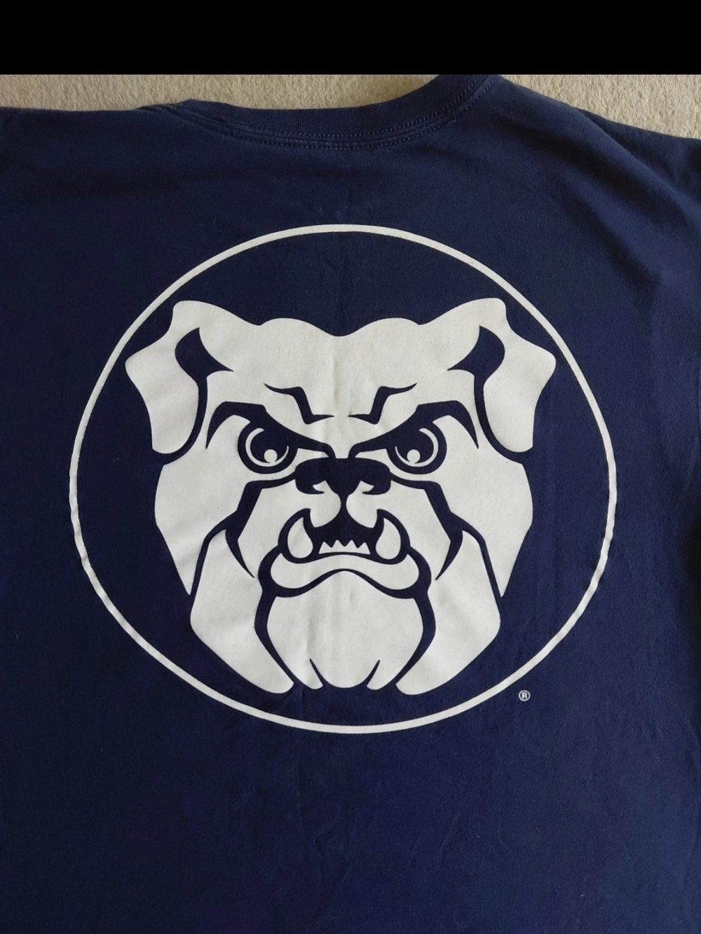 RARE Vintage Nike Butler Bulldogs Home Sweet Hinkle W/ Large Logo On Back Small